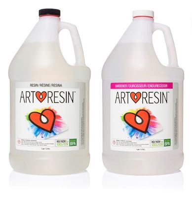 Art Resin Epoxy Resin kit 2 Gallons  **ND**