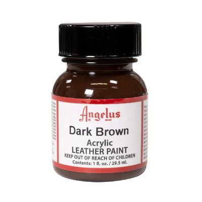 Angelus Acrylic Leather Paint Dark Brown 1oz