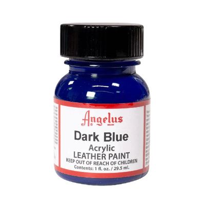 Angelus Acrylic Leather Paint Dark Blue 1oz