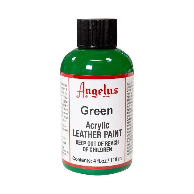 Angelus Acrylic Leather Paint Green 4oz