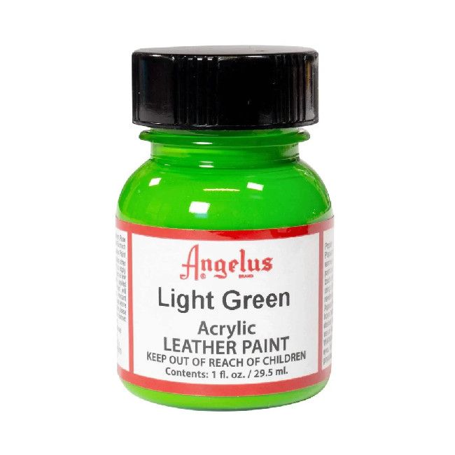 Angelus Acrylic Leather Paint Light Green 1oz