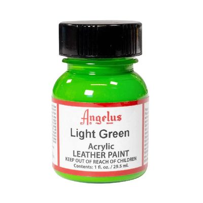 Angelus Acrylic Leather Paint Light Green 1oz