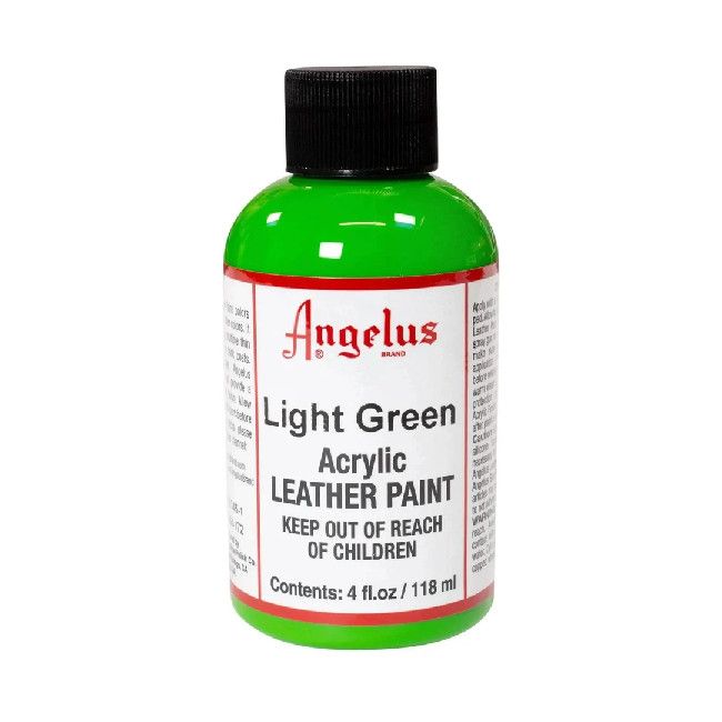 Angelus Acrylic Leather Paint Light Green 4oz