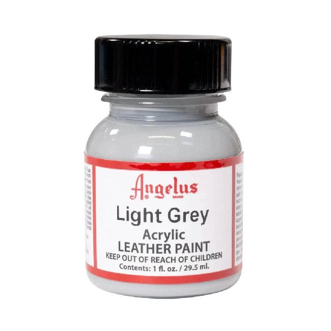 Angelus Acrylic Leather Paint Light Grey 1oz