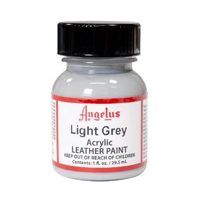 Angelus Acrylic Leather Paint Light Grey 1oz