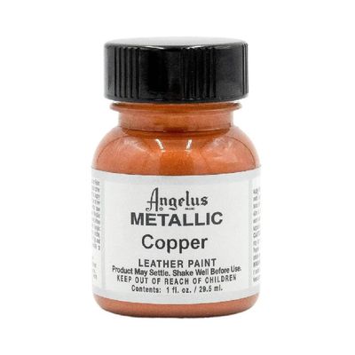Angelus Acrylic Leather Paint Metallic Copper 1oz