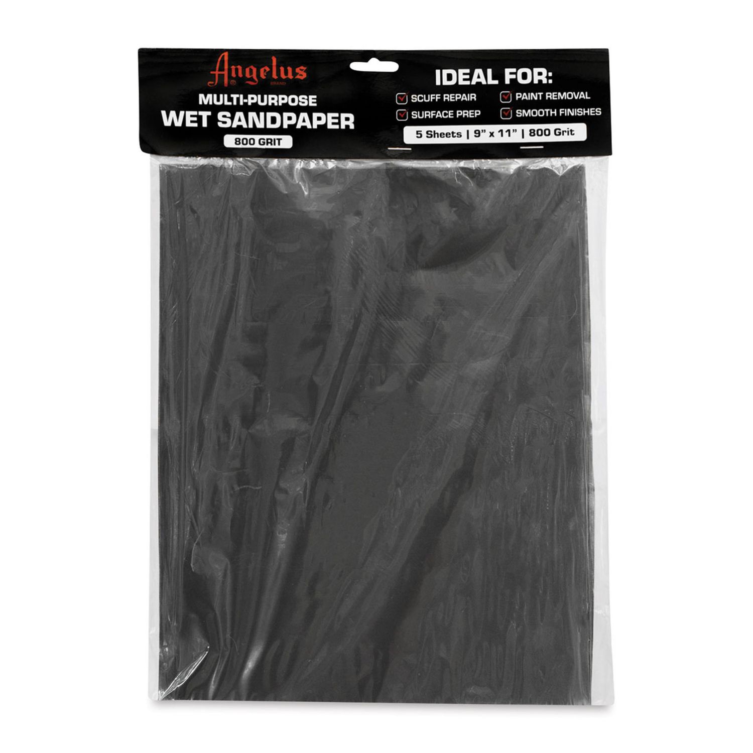 Angelus Wet Sandpaper 800 Grit 5 sheets 9"x11"
