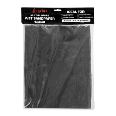 Angelus Wet Sandpaper 800 Grit 5 sheets 9"x11"