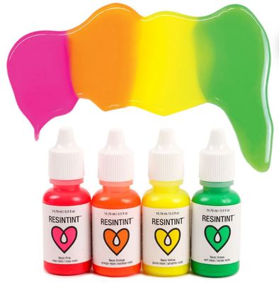 Art Resin Resin Tint Set Neon 4 colours  **ND**