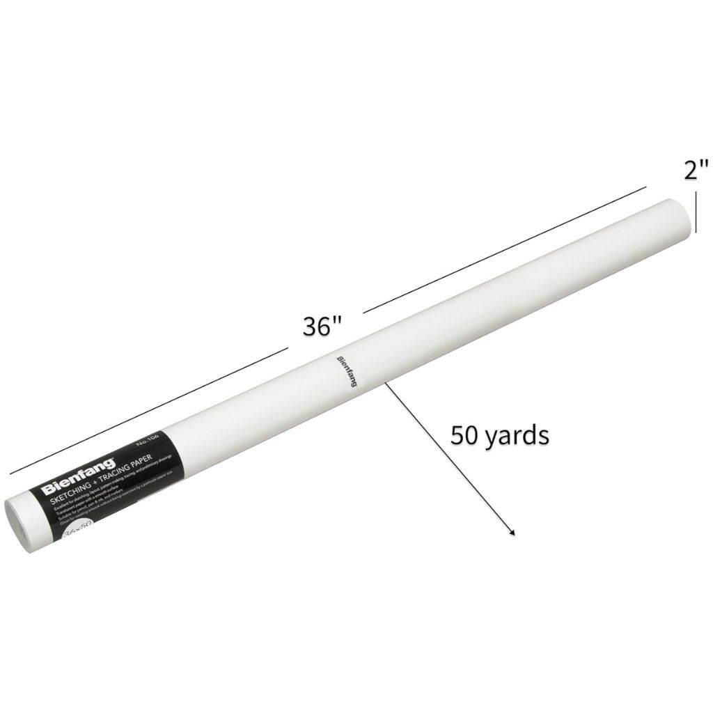 Bienfang Sketching &amp; Tracing Roll 50yds x 36in