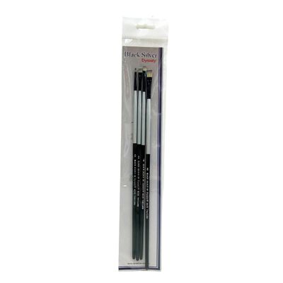 Black Silver Brush Set LH-1
