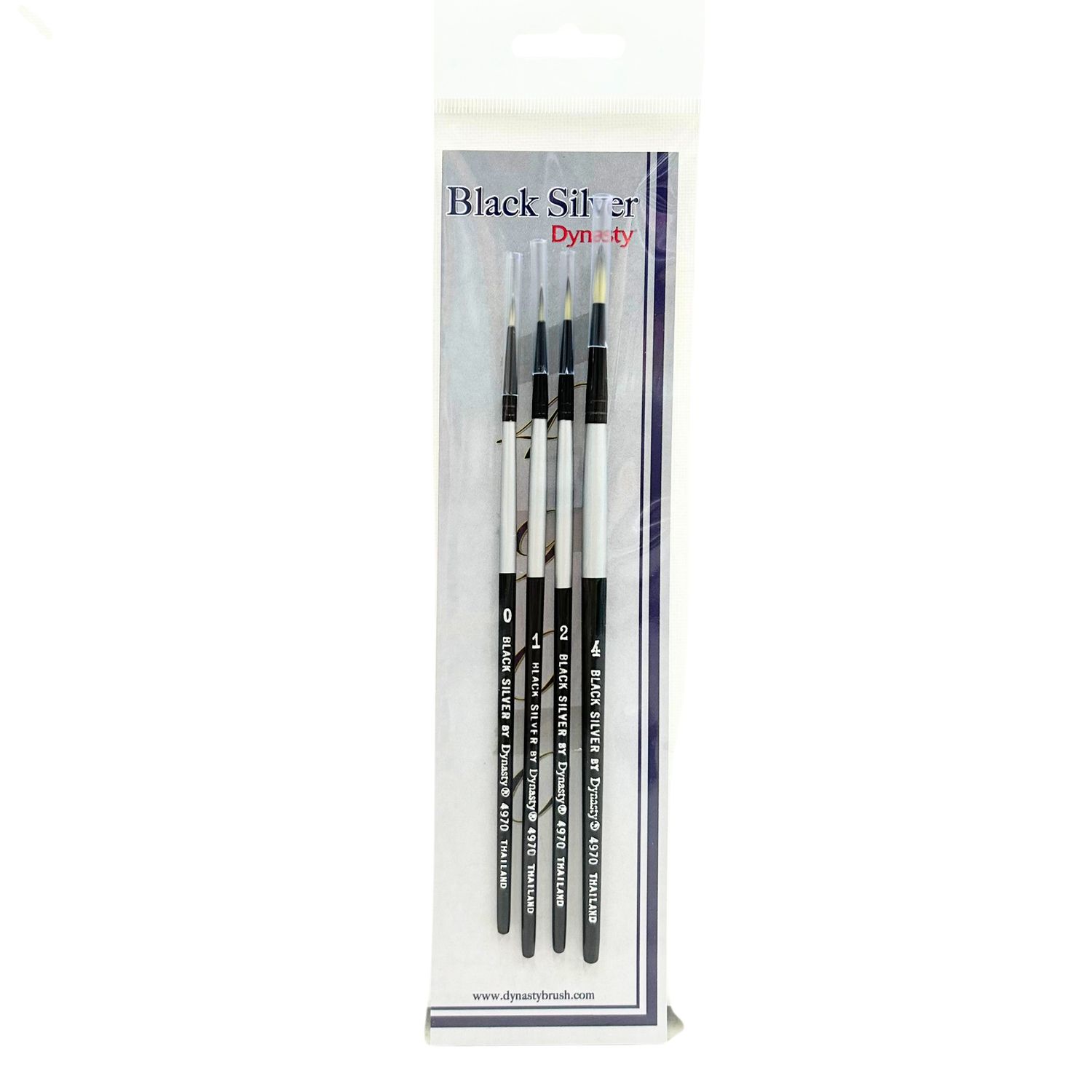 Black Silver Brush Set SH-1
