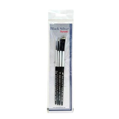 Black Silver Brush Set SH-6