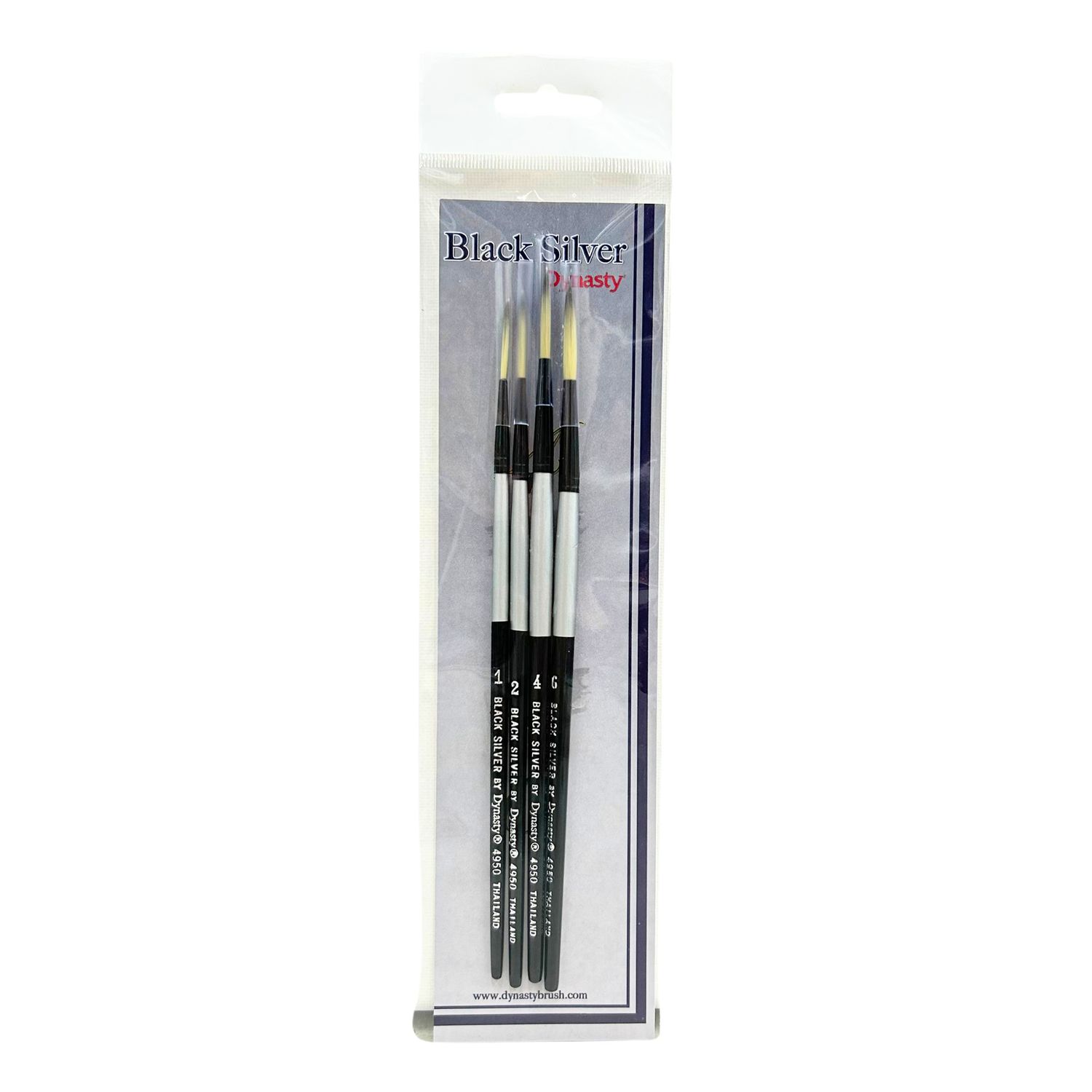 Black Silver Brush Set SH-4