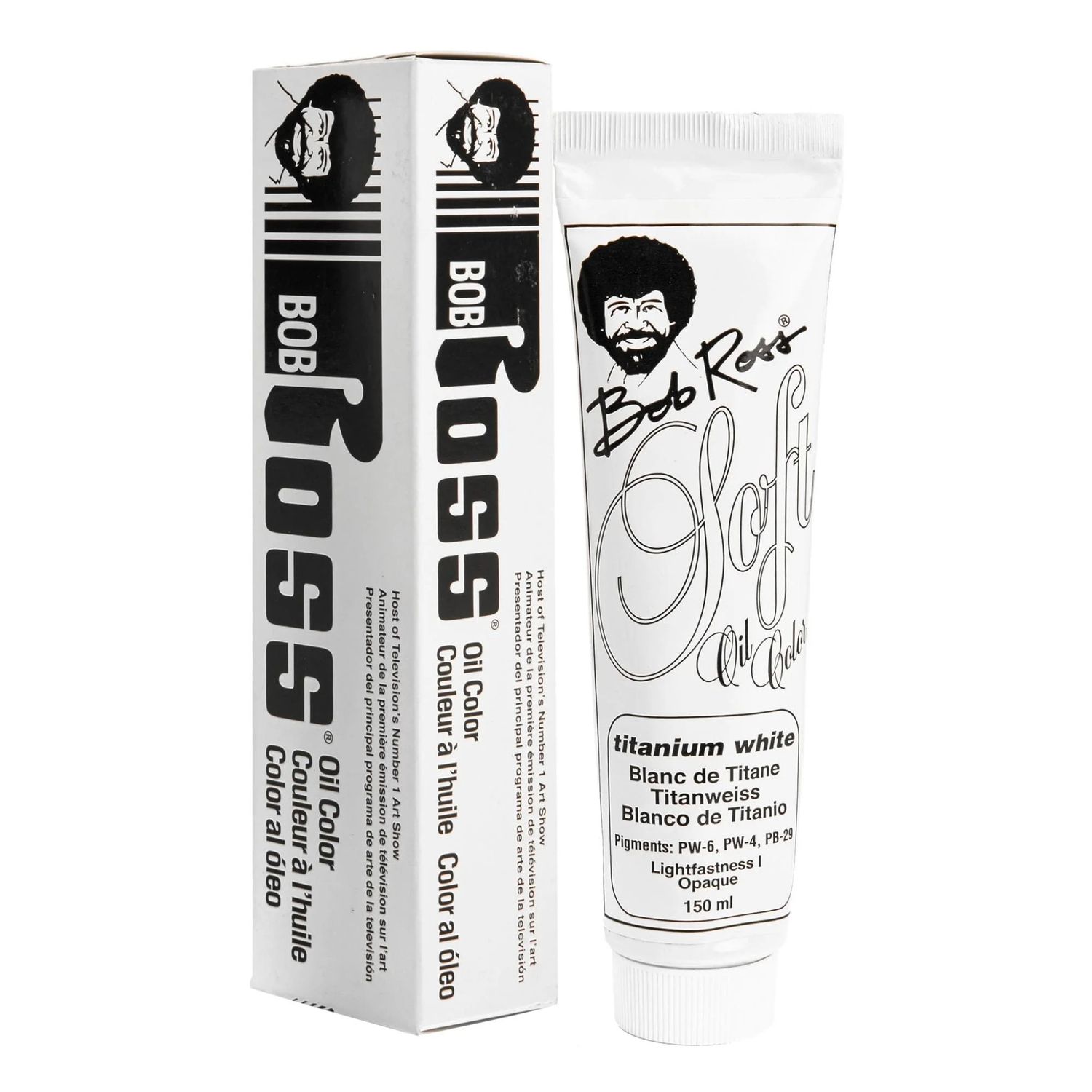 Bob Ross SOFT Oil 150ml Tube Titanium White