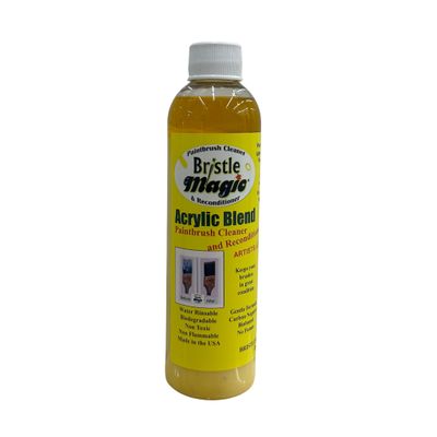 Bristle Magic Acrylic Blend Paintbrush Cleaner &amp; Reconditioner 8oz.