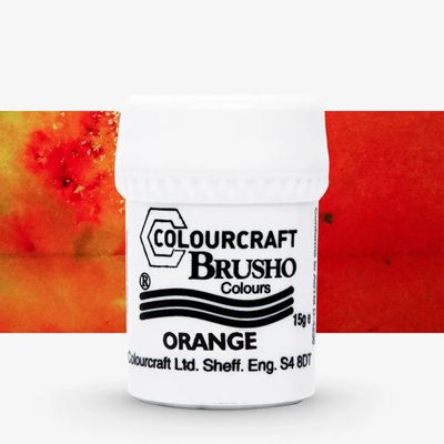 Brusho Colours 15g Orange **ND**