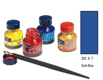 Calligraphy Ink Dark Blue 30ml