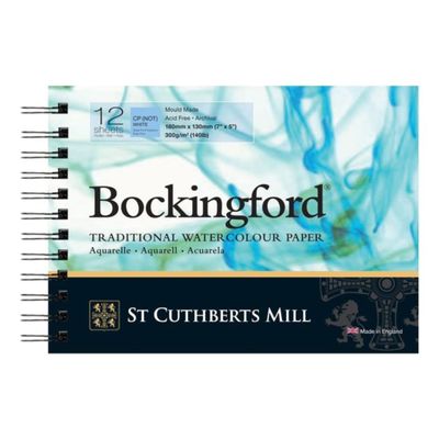 Bockingford Coiled Watercolour Pad 5"x7" C.P. 140lb