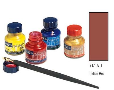 Calligraphy Ink Indian Red 30ml