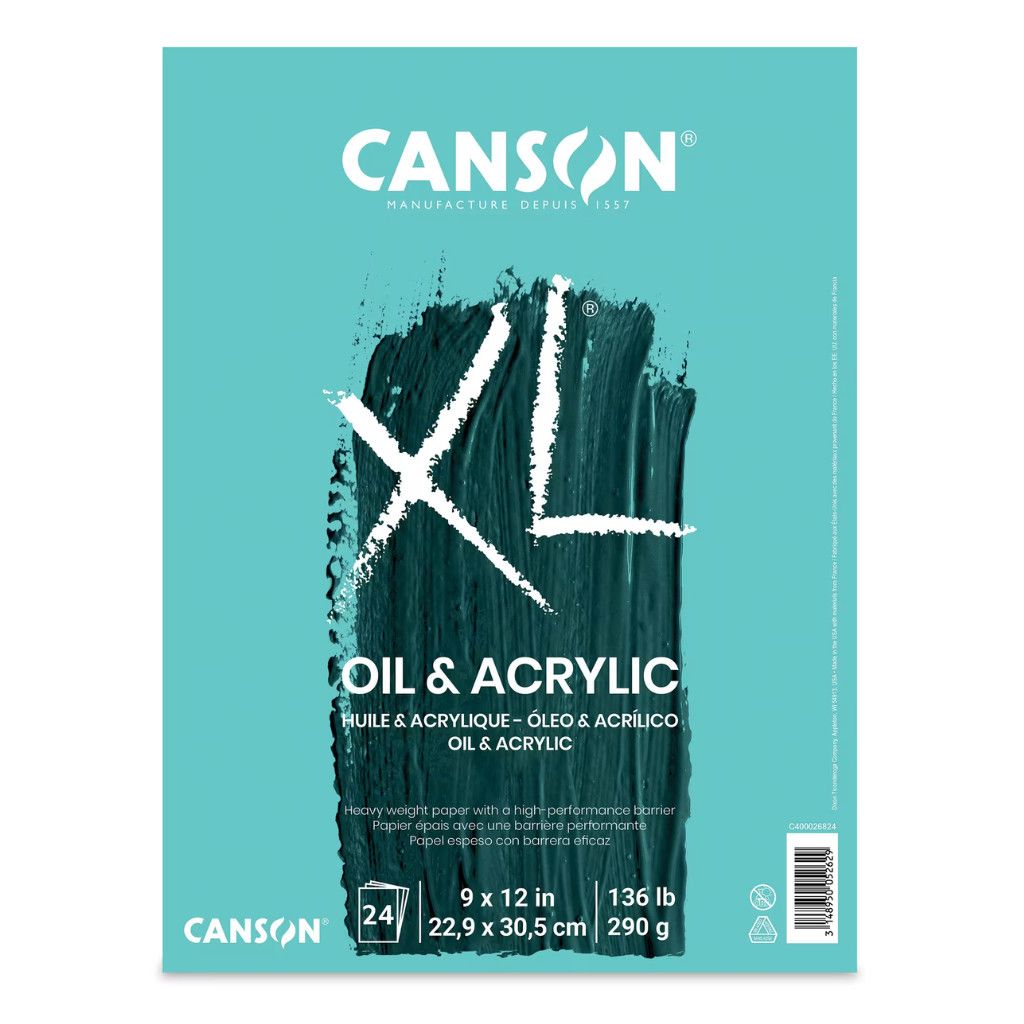 Canson XL Acrylic Tape Bound 9"x12"