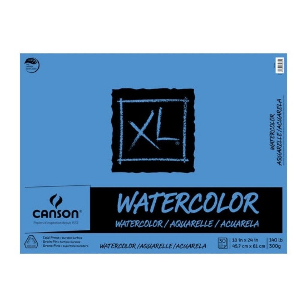 Canson XL Watercolor pad 18x24 140lb