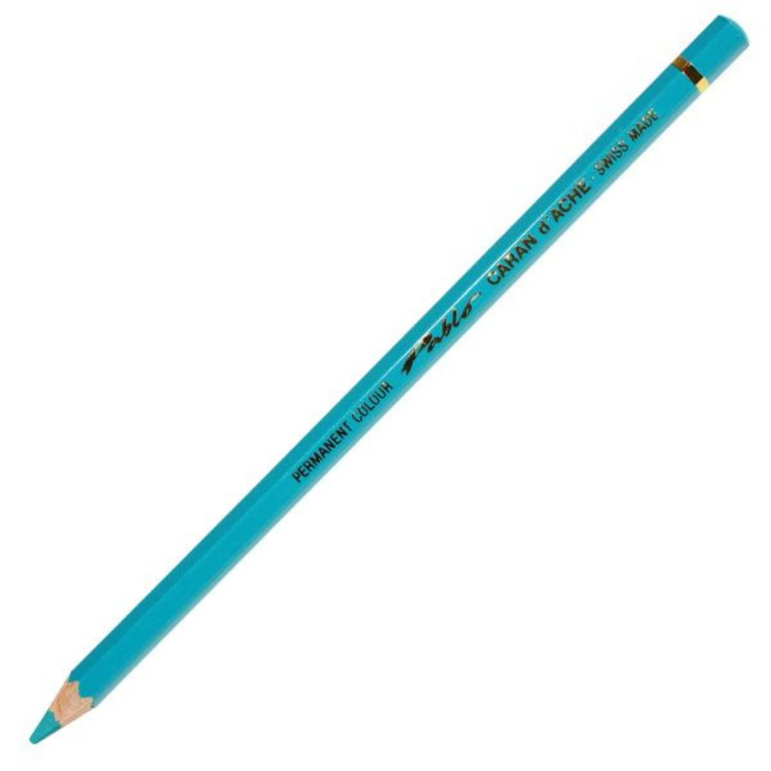 Caran D'Ache Pablo Permanent Coloured Pencil Azurite Blue 170
