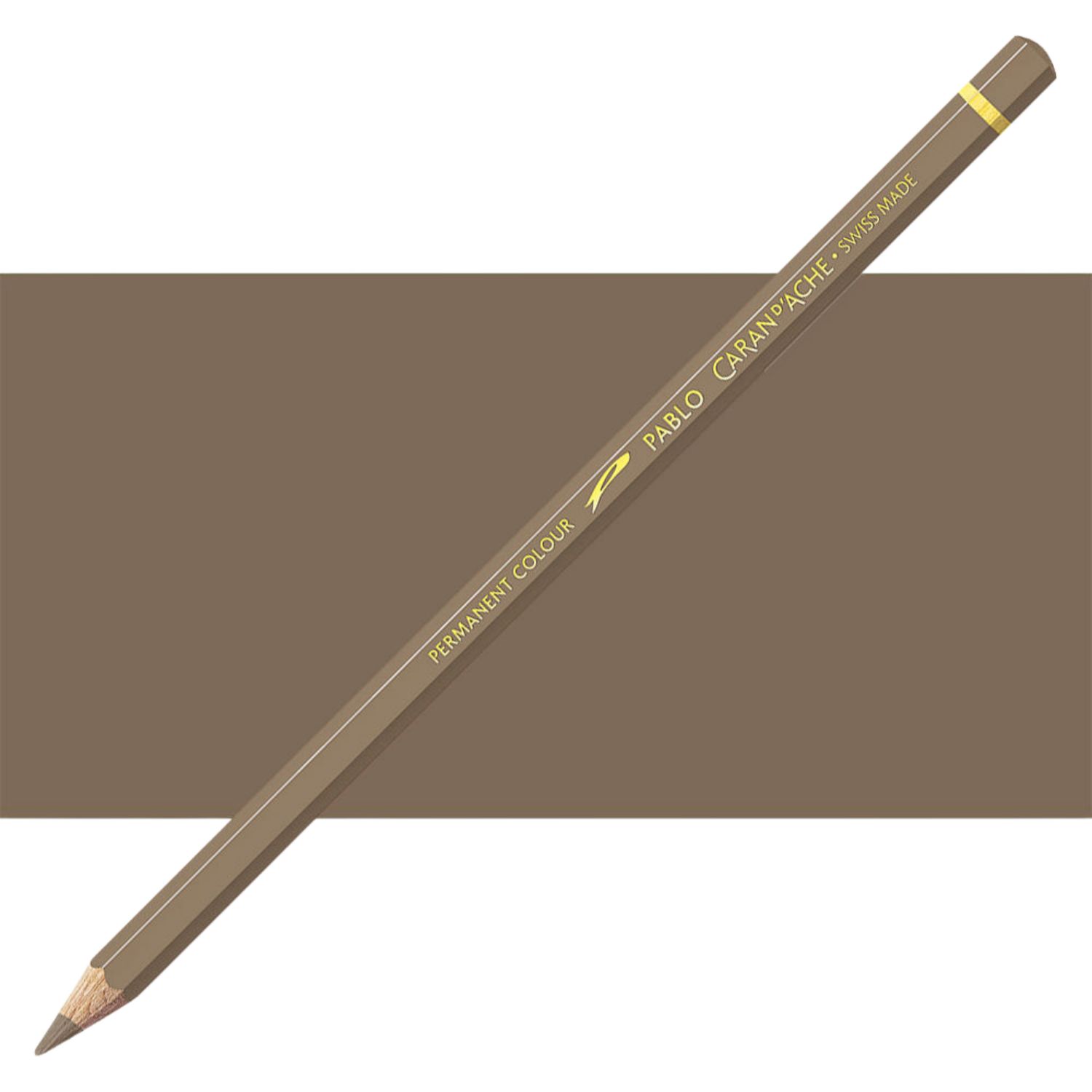 Caran D'Ache Pablo Permanent Coloured Pencil Cocoa 405