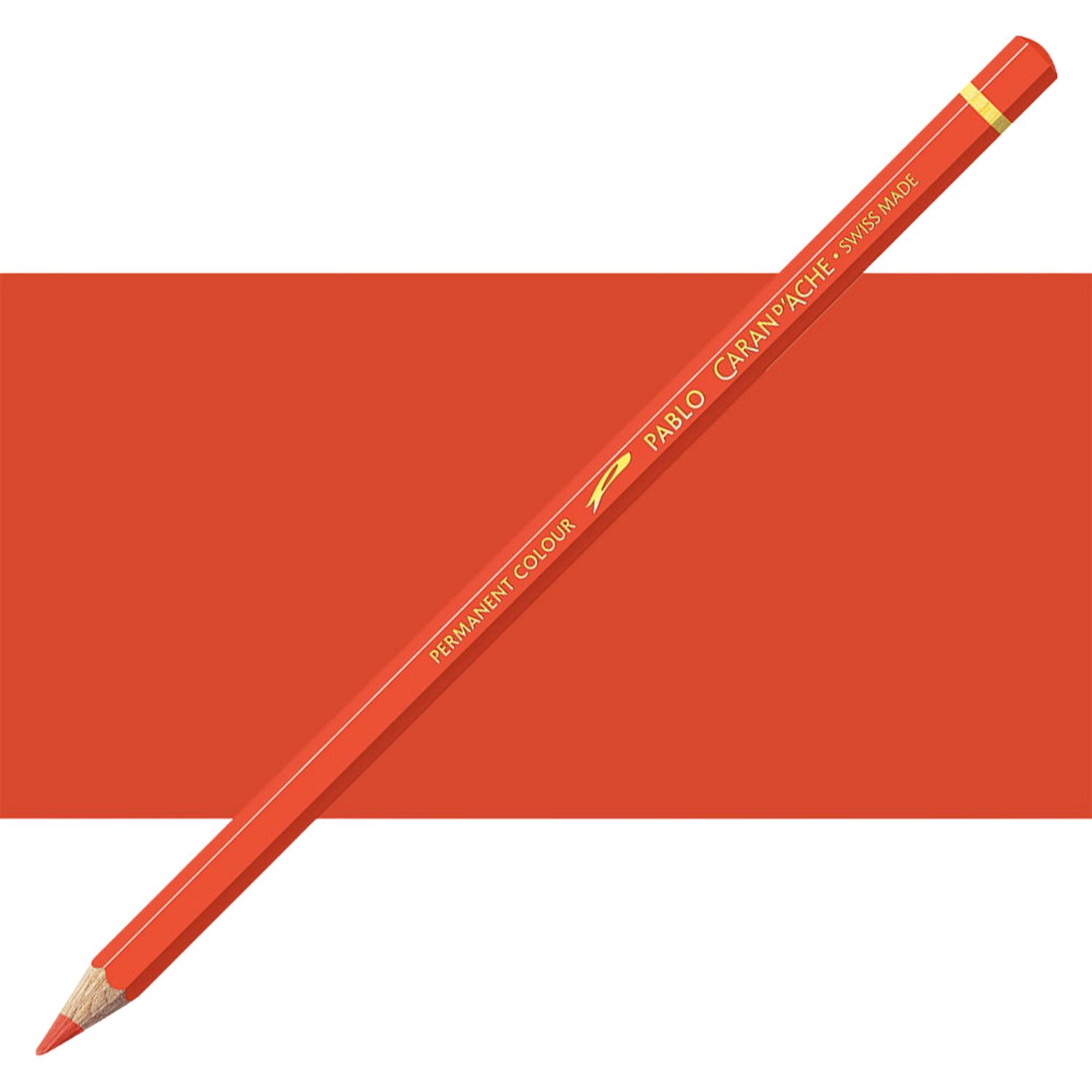 Caran D'Ache Pablo Permanent Coloured Pencil English Red 063