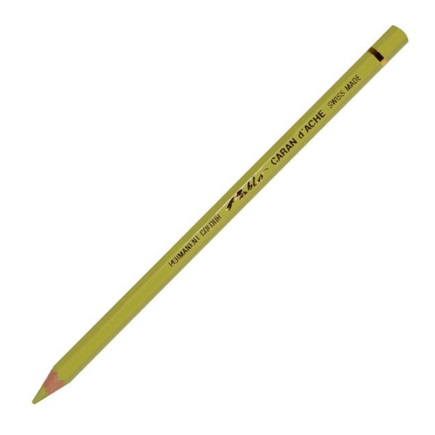 Caran D'Ache Pablo Permanent Coloured Pencil Olive Yellow 015