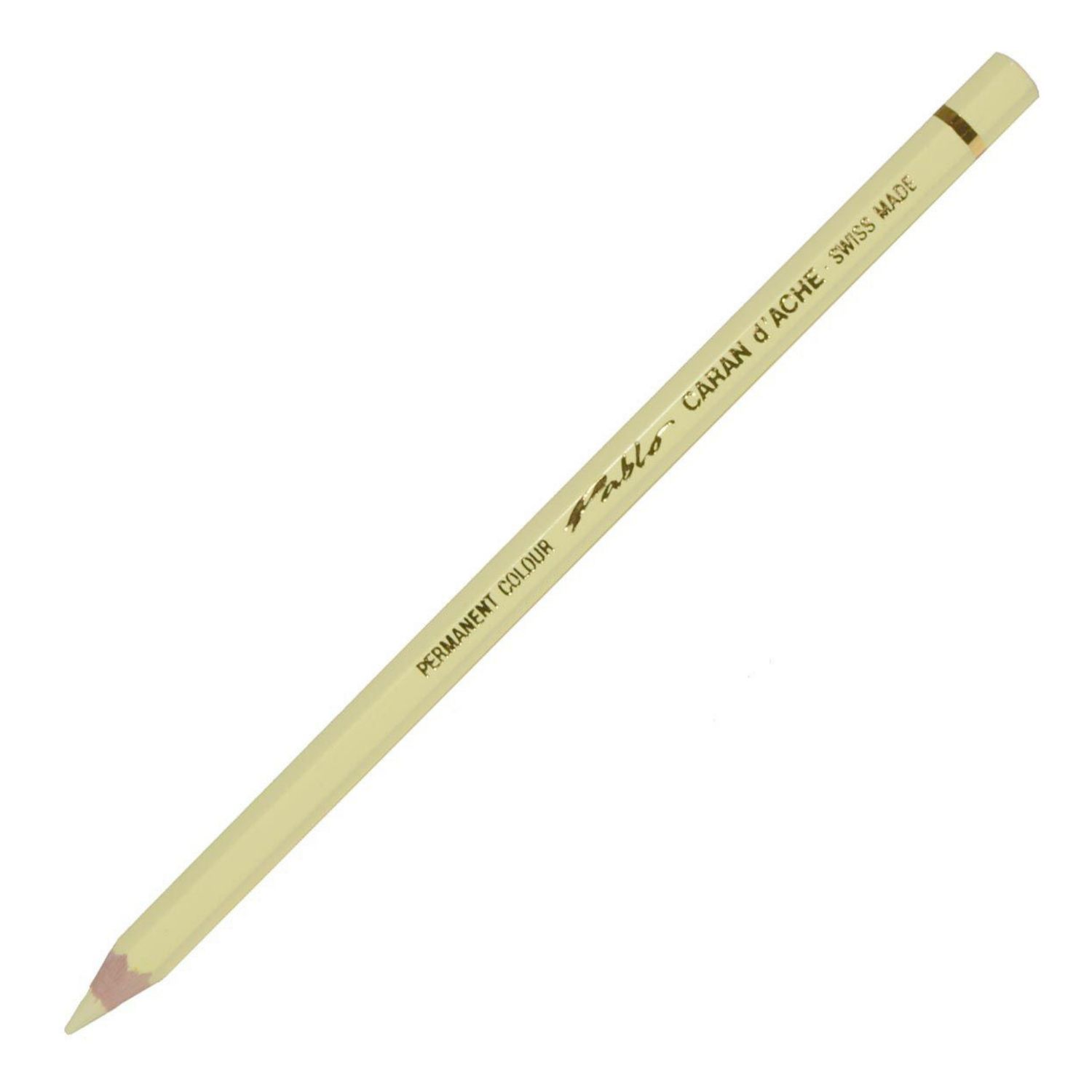 Caran D'Ache Pablo Permanent Coloured Pencil Pale Yellow 011