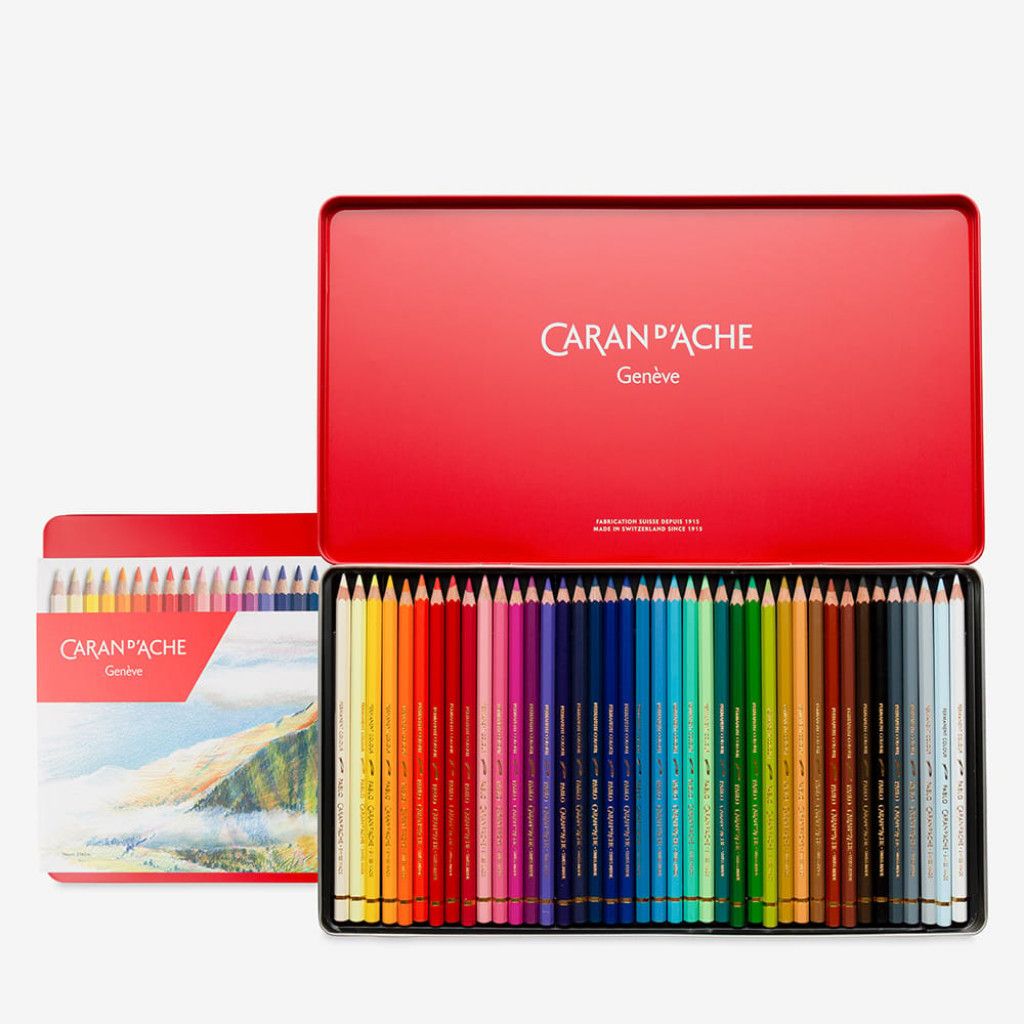 Caran D'Ache Pablo Coloured Pencil Set of 40 Colours **ND**