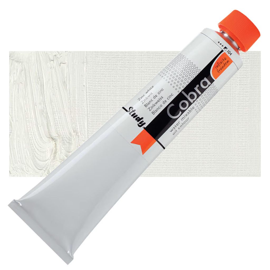 Cobra Study Oil 200ML ZINC WHITE 104 1 **ND**