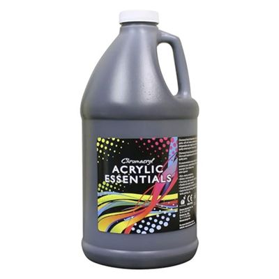 Chromacryl Acrylic Essentials 1/2Gall - Black 56008