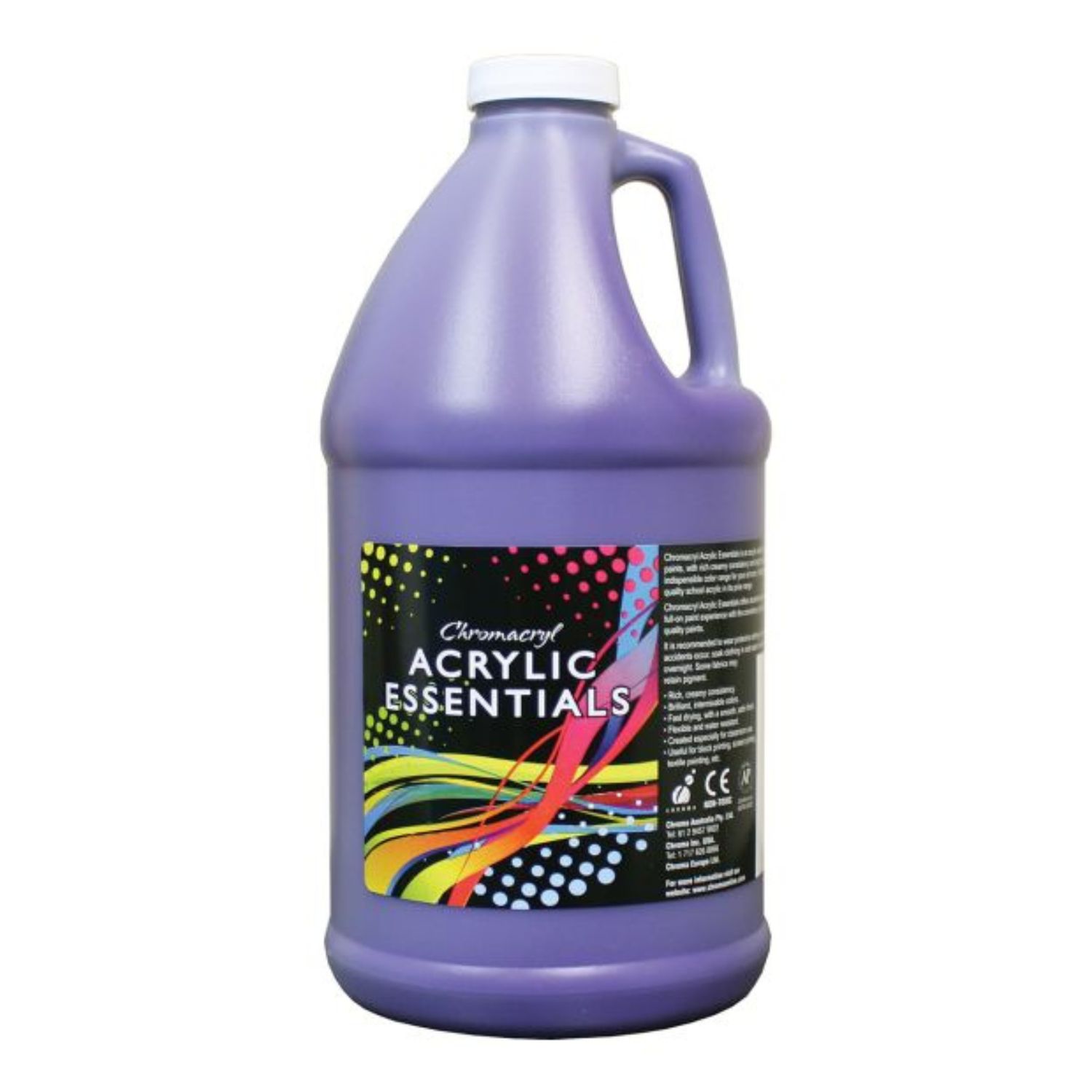 Chromacryl Acrylic Essentials 1/2Gall - Purple 56104