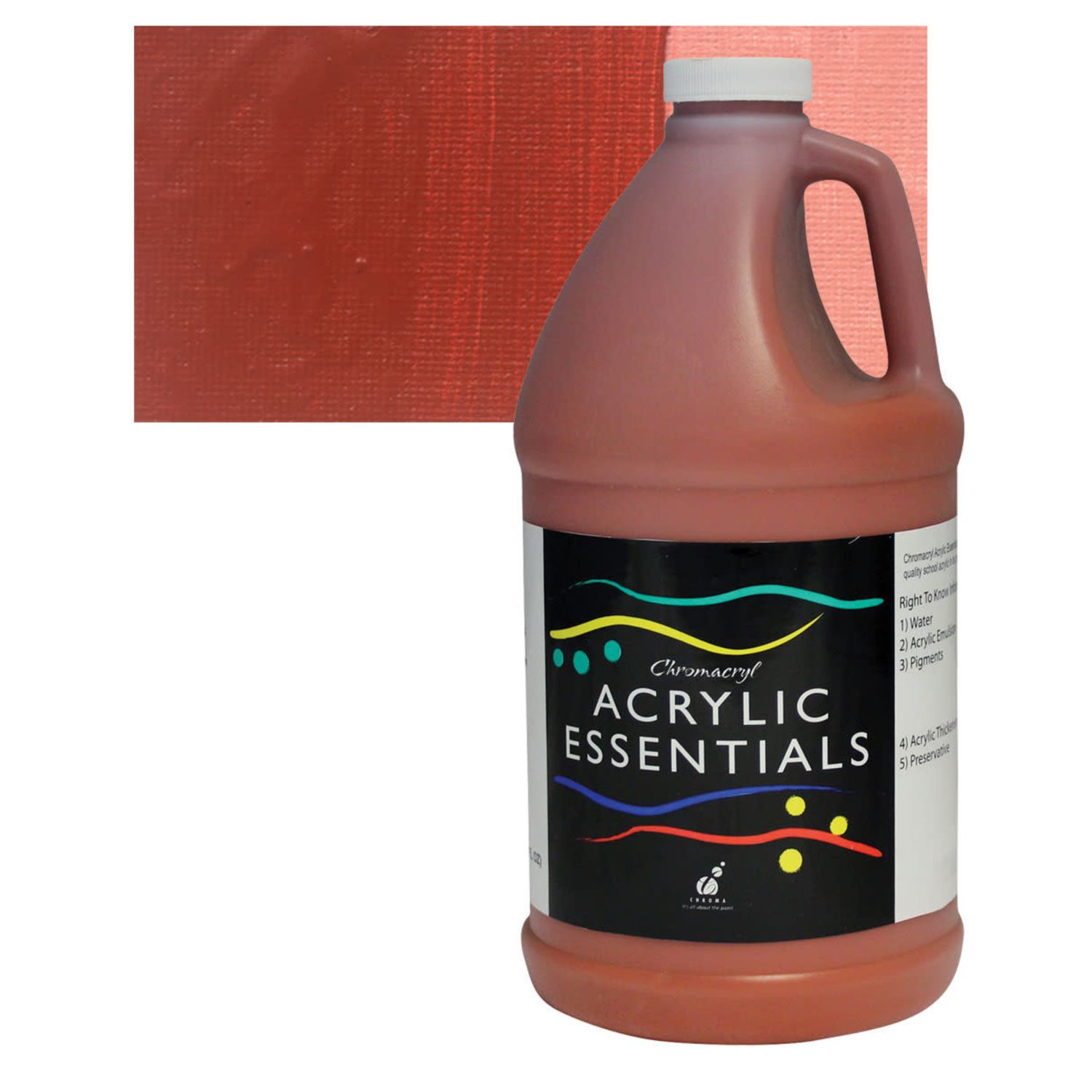 Chromacryl Acrylic Essentials 1/2Gall - Red Oxide 56001