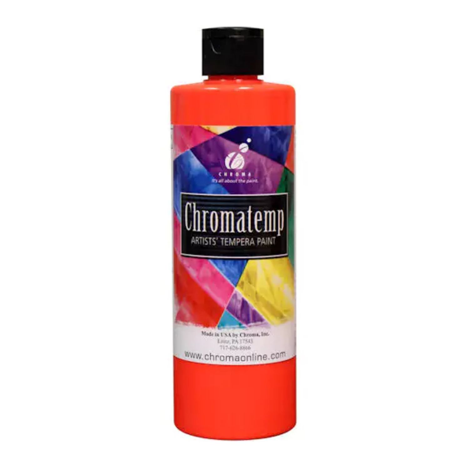Chromatemp Fluor. 16oz - Red 2417