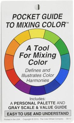 Color Wheel Pocket Guide To Mixing Color *ND*