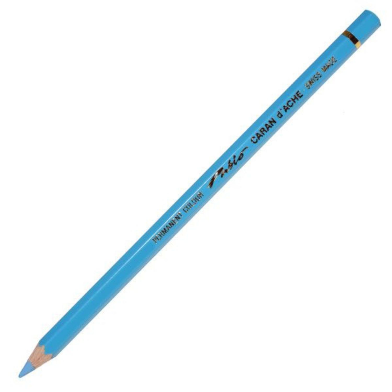 Caran D'Ache Pablo Permanent Coloured Pencil Sky Blue 141