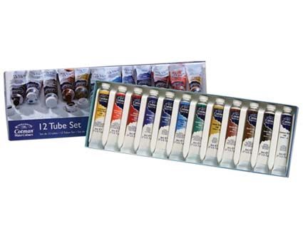 Winsor &amp; Newton Cotman Watercolour Set 12 Tube
