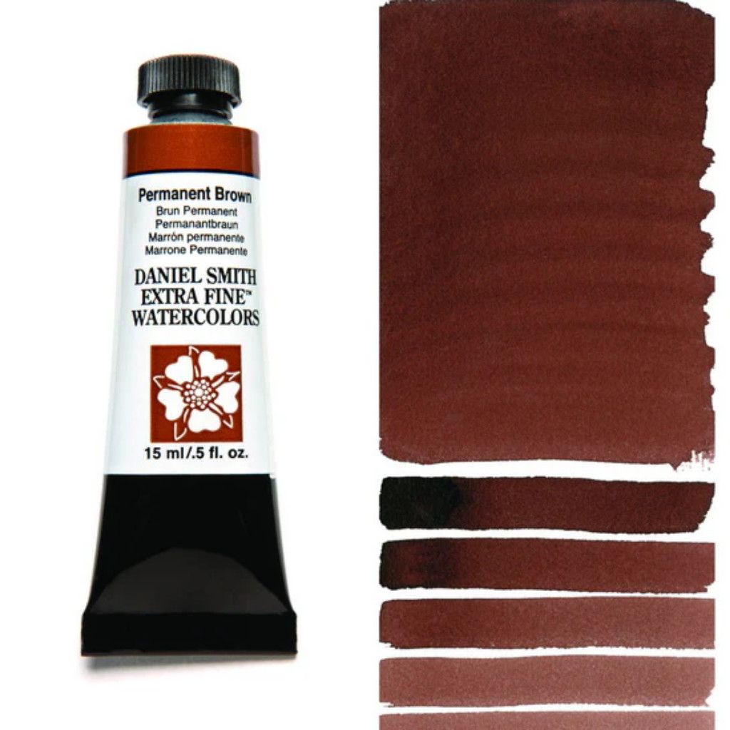 Daniel Smith Extra Fine Watercolours 15ml Permanent Brown S2