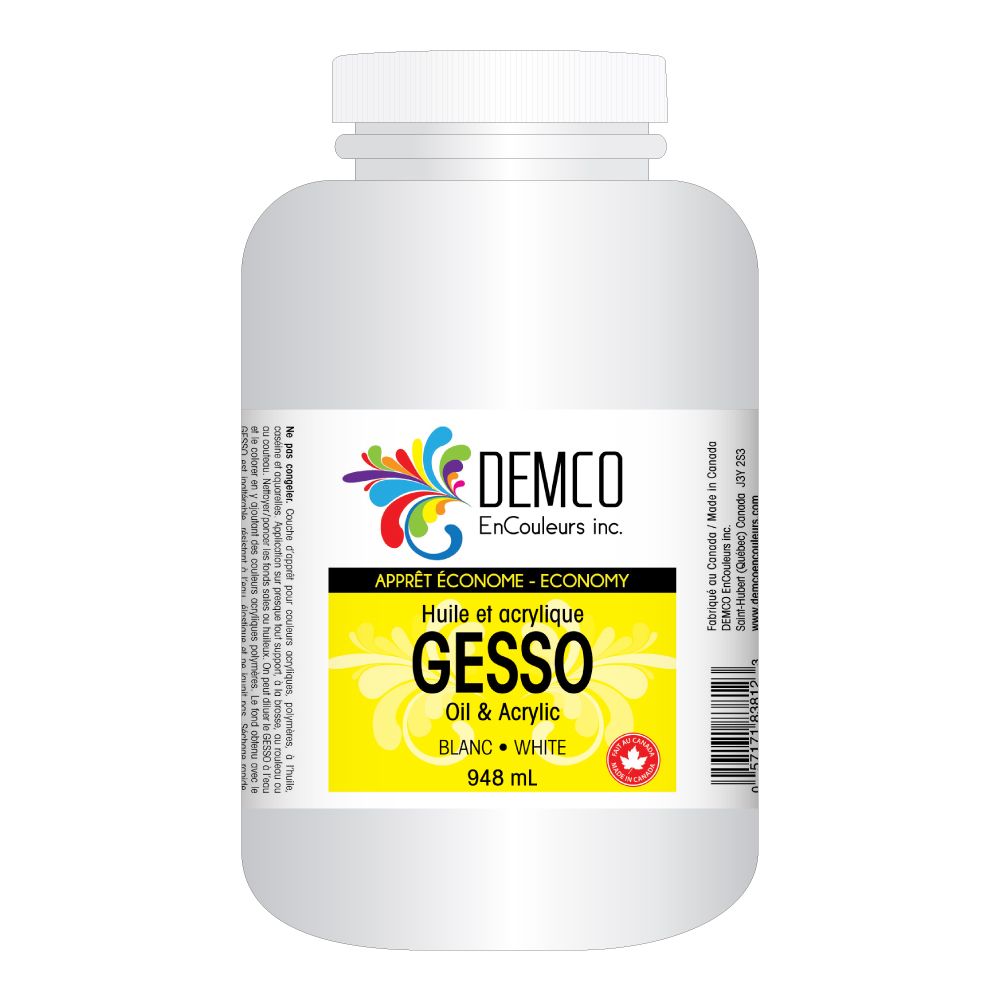 Demco Economy Gesso White 948ml