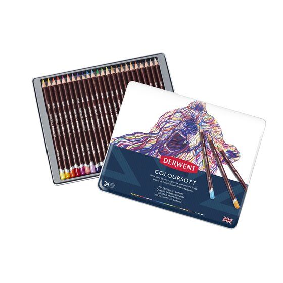 Derwent Artists Colored Pencil 24 Set *ND*