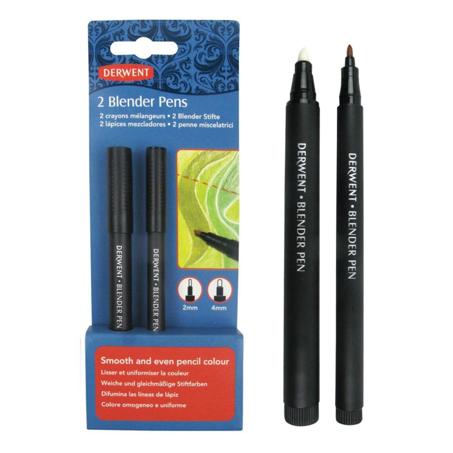 Derwent Blender Pens for Coloured Pencils 2pk