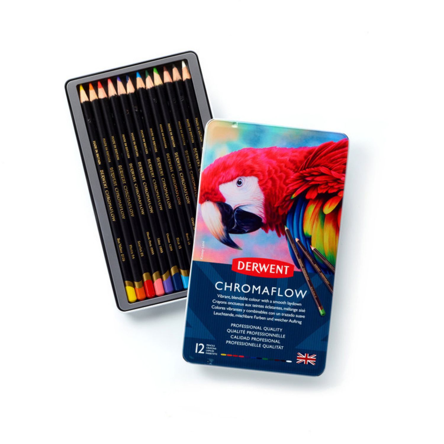 Derwent Chromaflow Coloured Pencil Set of 12