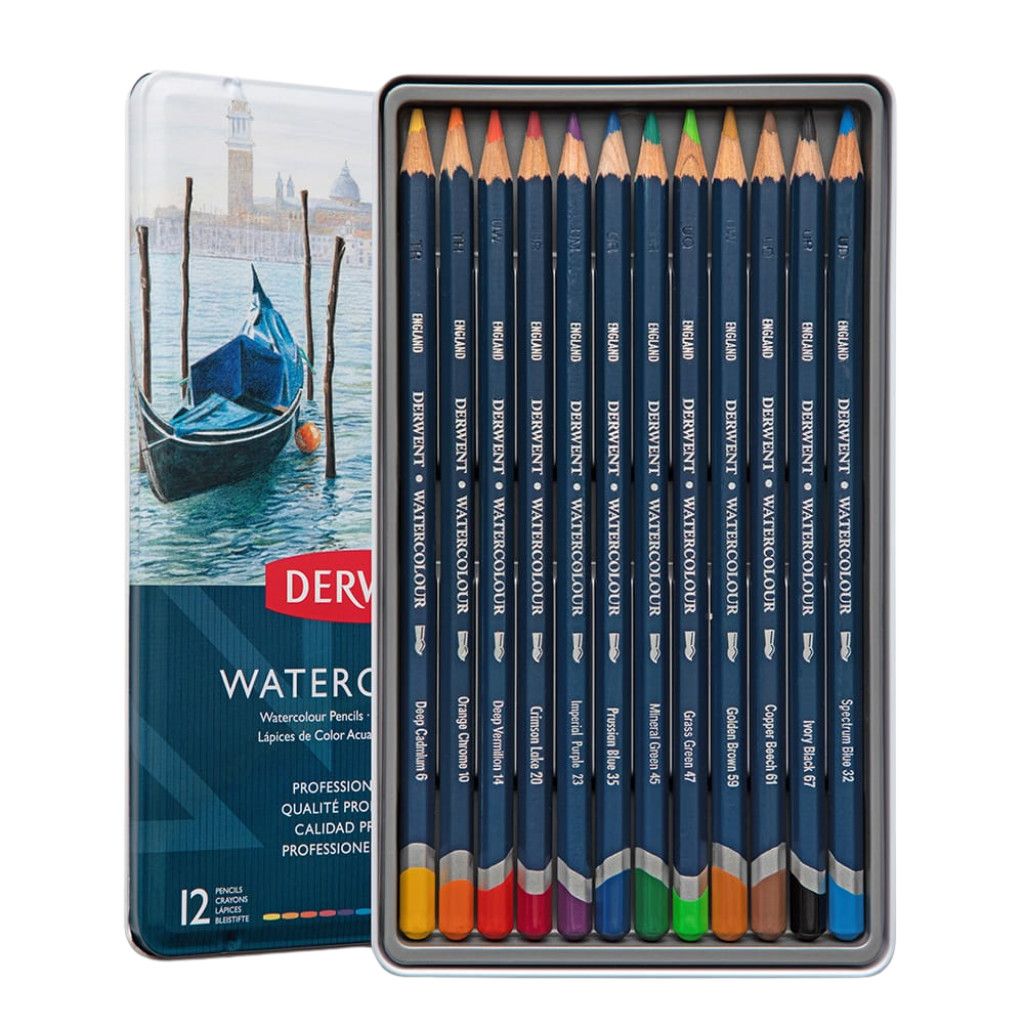 Derwent Watercolor Pencil Set 12*ND*