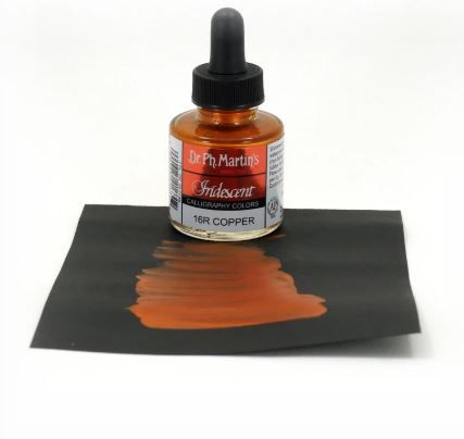 Dr.PH Martin's Iridescent Calligraphy Colours Iridescent Copper Plate *ND*