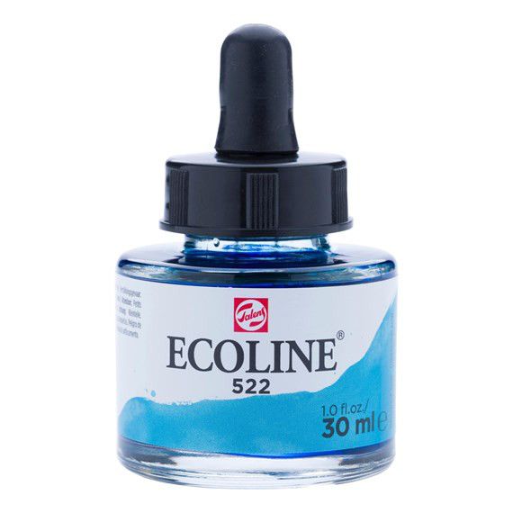 Ecoline Watercolor Liquid Turquoise Blue 30ml