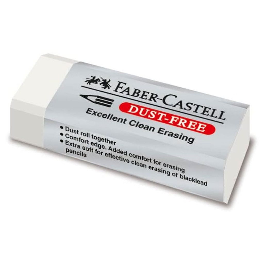 Eraser Faber Castell Dust-Free White Vinyl