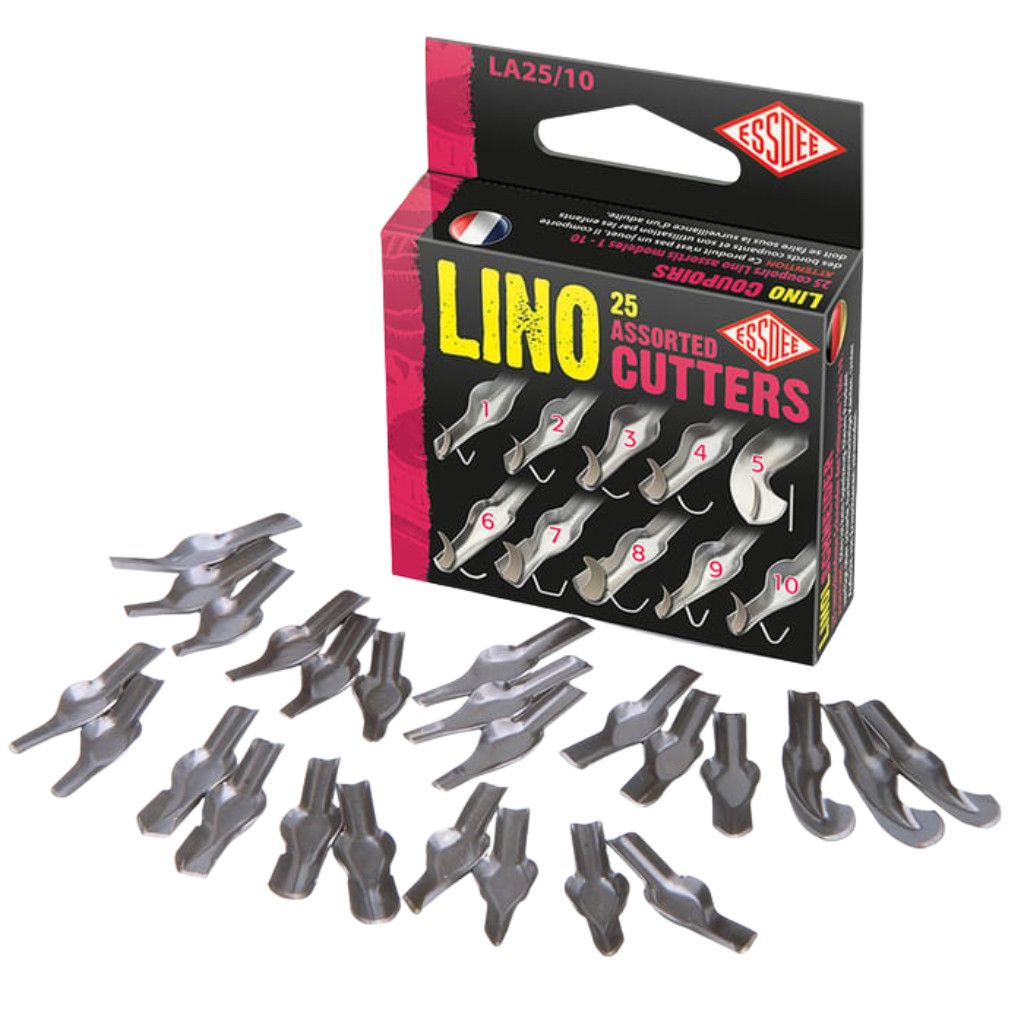 Essdee Lino Cutter Blade Set of 25 Styles 1-10